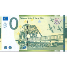 0 Euro biljet Memorial Pegasus Bridge & Horsa Gilder